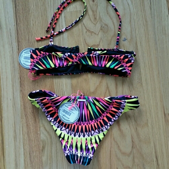 NEW Mara Hoffman Super Nova Bikini SET Top Sz XS Bottom Sx Small - Picture 3 of 4